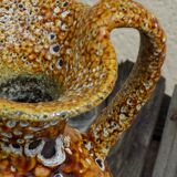 Honey colored fat lava pitcher