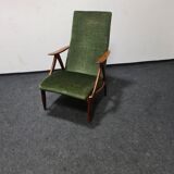 Vintage Dutch design teak armchair