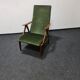 Fauteuil vintage en teck design hollandais