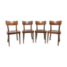 Set of four TON dining chairs, Czechoslovakia, 1950´s