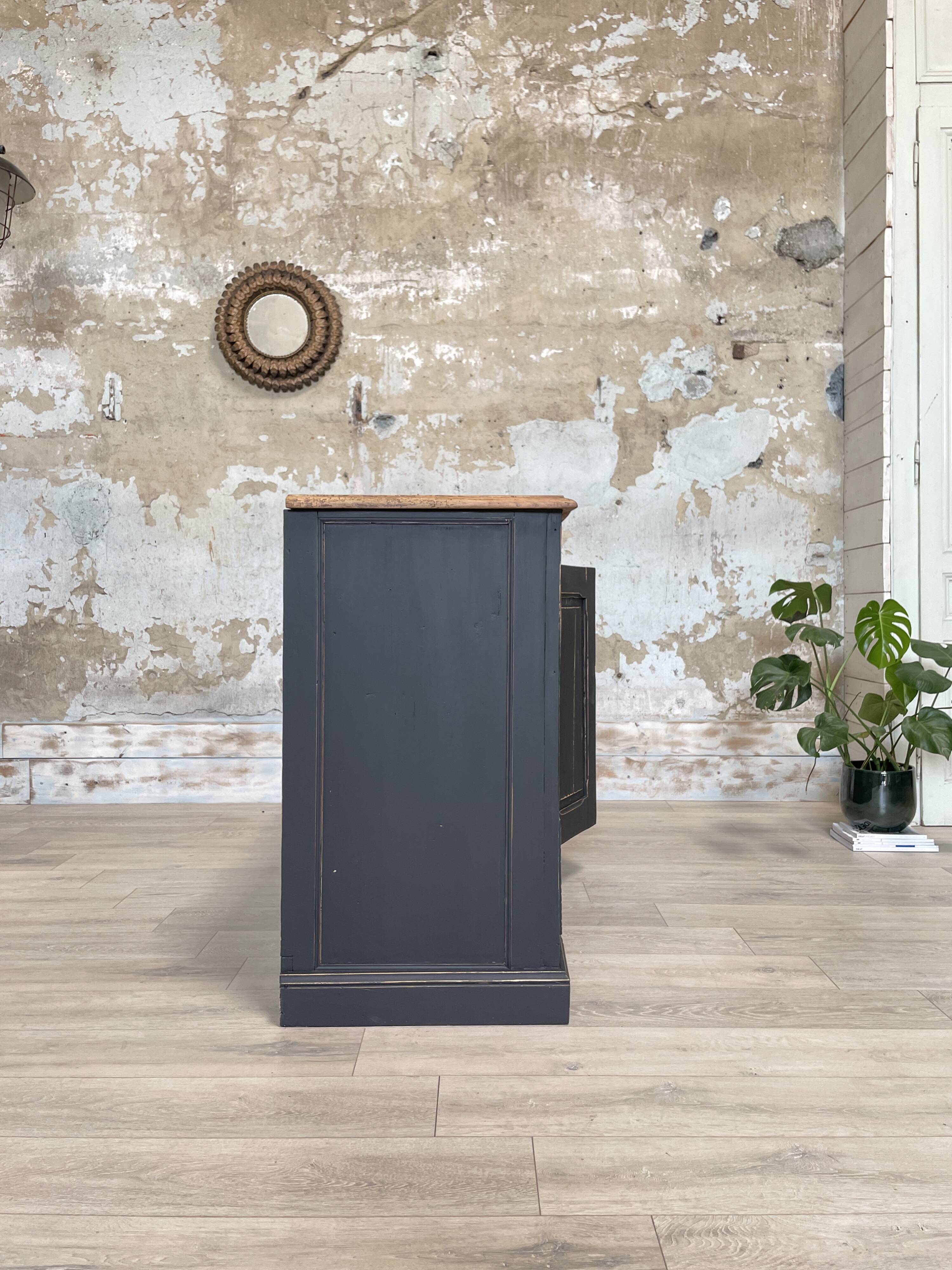 Craft furniture in patinated fir, circa 1950.