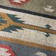 Kilim carpet in burlap and cotton - 120cm x 180cm