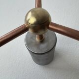 Ancien lustre cascade 3 feux 1970 vintage