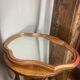 Golden wooden mirror