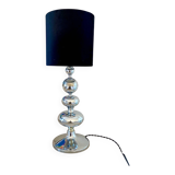 Large "Bulle" lamp in chromed metal - 1970.