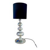 Large "Bulle" lamp in chromed metal - 1970.