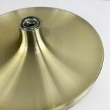 Applique Space Age par Honsel Leuchten en aluminium doré, Flush Light