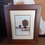 Pair of naive paintings