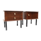 Set of 2 vintage bedside tables made in the 1950s