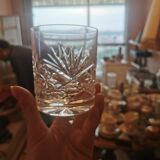 2 verres à whisky en cristal