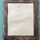 Miroir bois doré vintage  32,5 x 38