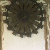 Roue porte clés ou autre en bois métal