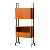 AV Arredamenti Contemporanei bookcase chest of drawers 1960s vintage