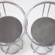Pair of midcentury bar stools, italy 1970s
