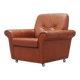Leather armchair, Danish design, 1960s, production: Denmark