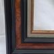Black and brown wooden frame