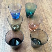 Coloured Shot Glasses German Mid-Century, 1960s, Set of 6
