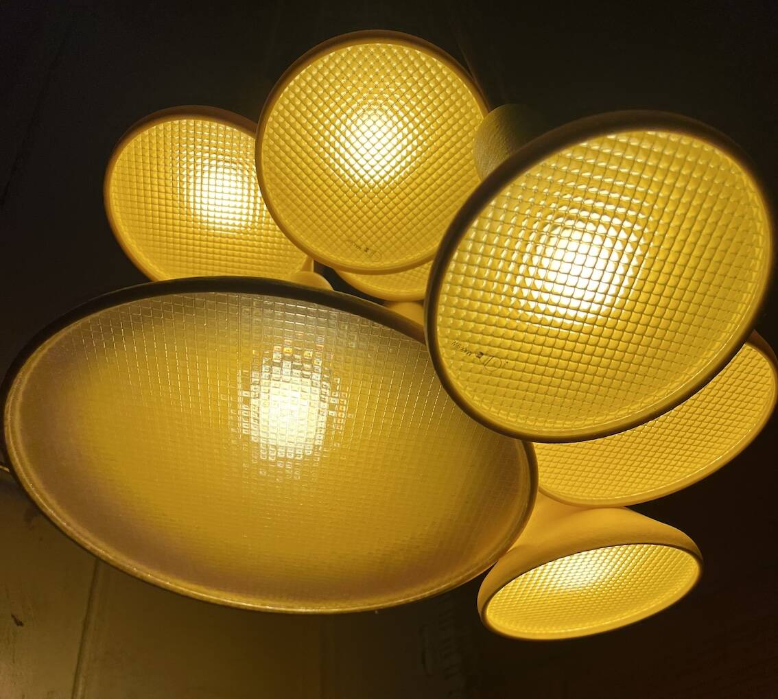 Grande suspension design Torch Light  par Sylvain Willenz pour Established & Sons - 2008