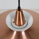 Mid-century pendant lamp / copper / aluminium / Danish modern design / 1960s / 1970s