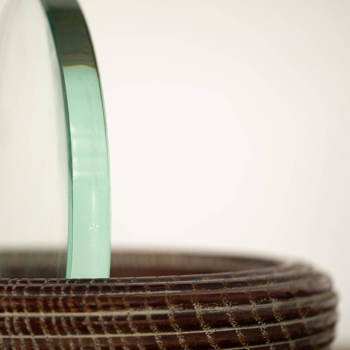 Wood and glass box by Pietro Chiesa for Fontana Arte, 1940s.