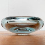 Set of 2 Danish glass bowls from the mid-century by Per Lütken for Holmegaard, 1960s.
