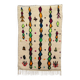 Handwoven coloured wool rug, 155 x 105 cm - P465