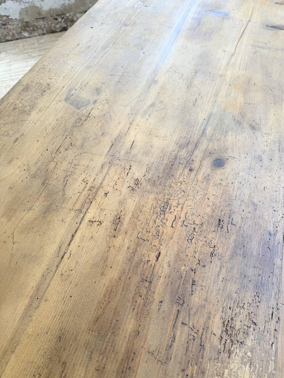 Oval farmhouse table 250cm pine