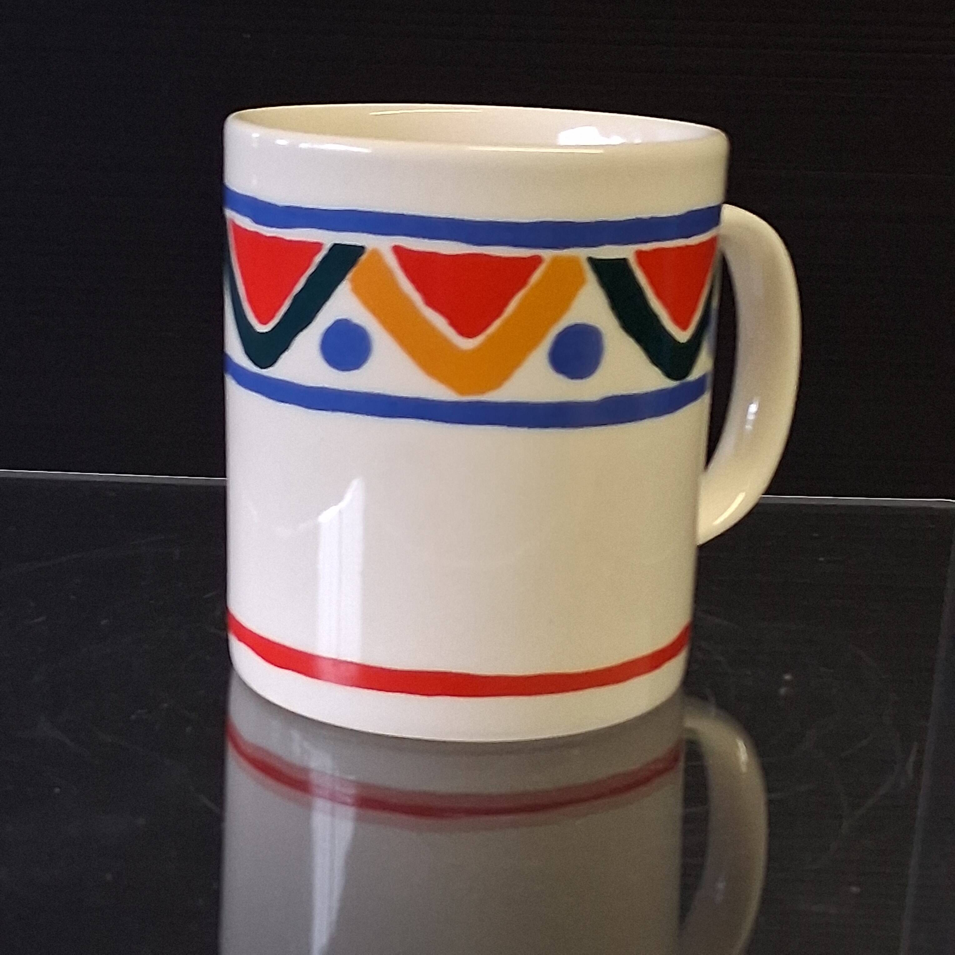 Set of 2 vintage Mobil advertising mugs in very good condition.