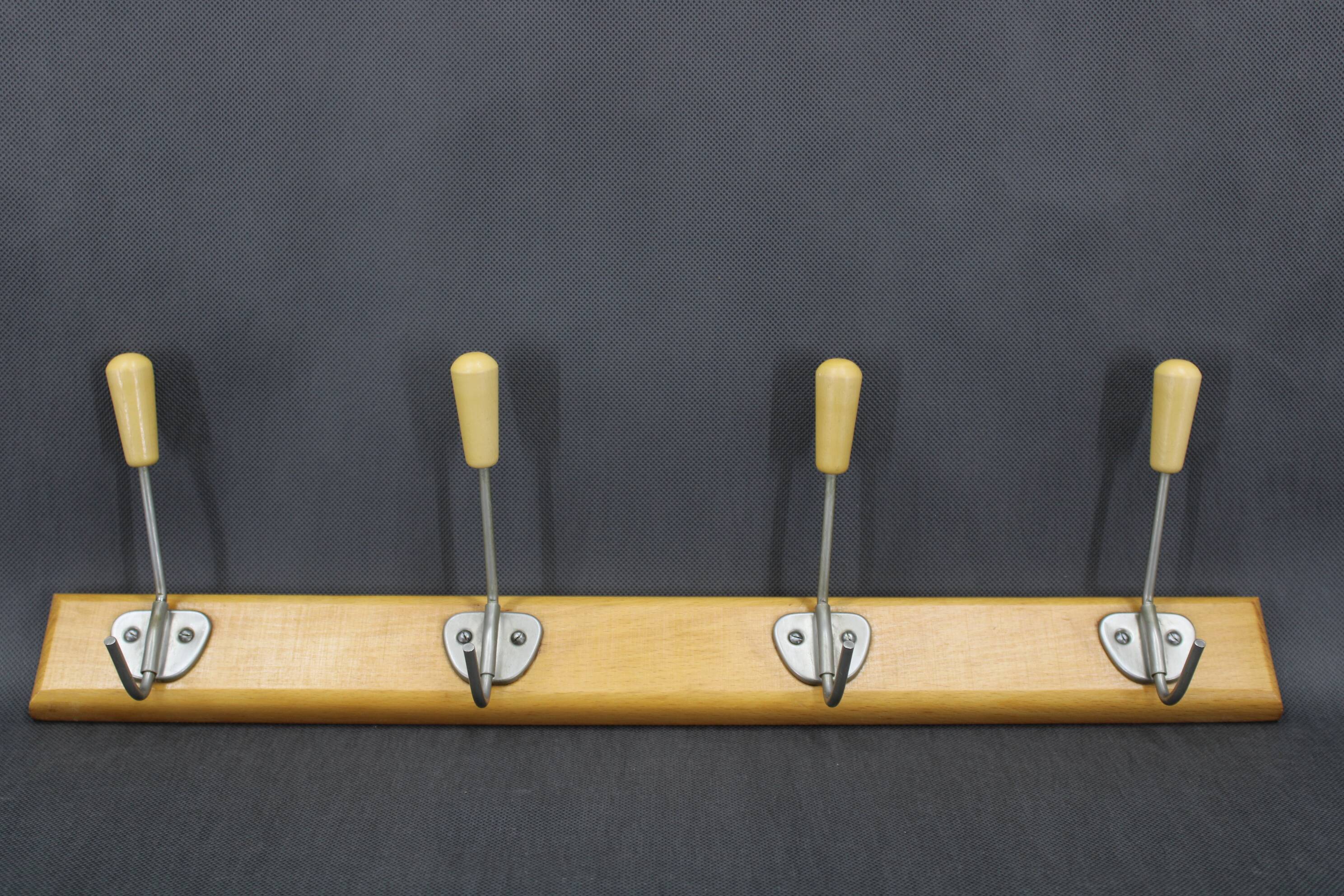 1960s Mid-century Wooden Wall Hanger, Czechoslovakia