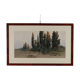 Old painting signed Angelos Giallinas, watercolour on paper from the 1800s.