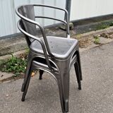 Paire de fauteuils de jardin Tolix