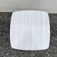 White formica stool