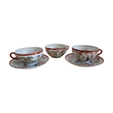 Tasses  et sous tasses  anciennes porcelaine japon