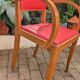 Fauteuil en hêtre courbé, années 40-50