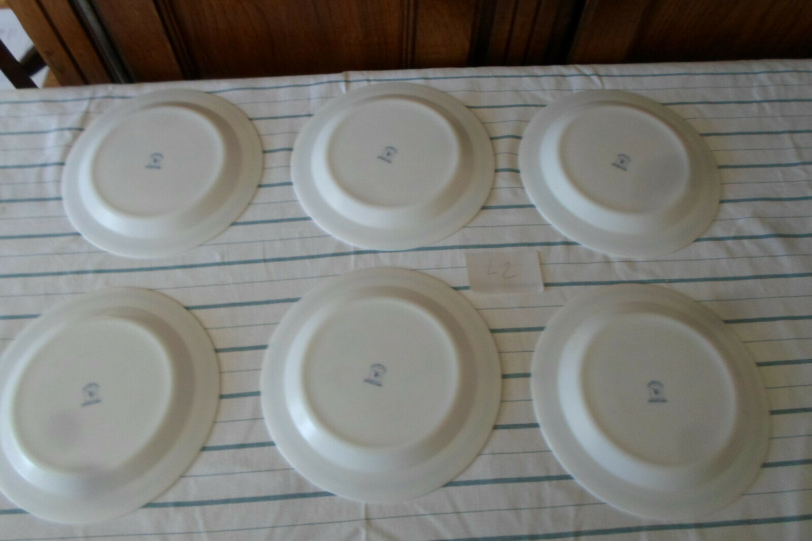 Flat vegetable plates arcopal france l2