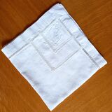 DR monogrammed embroidered napkin