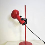 70s Red Table Lamp fully adjustable