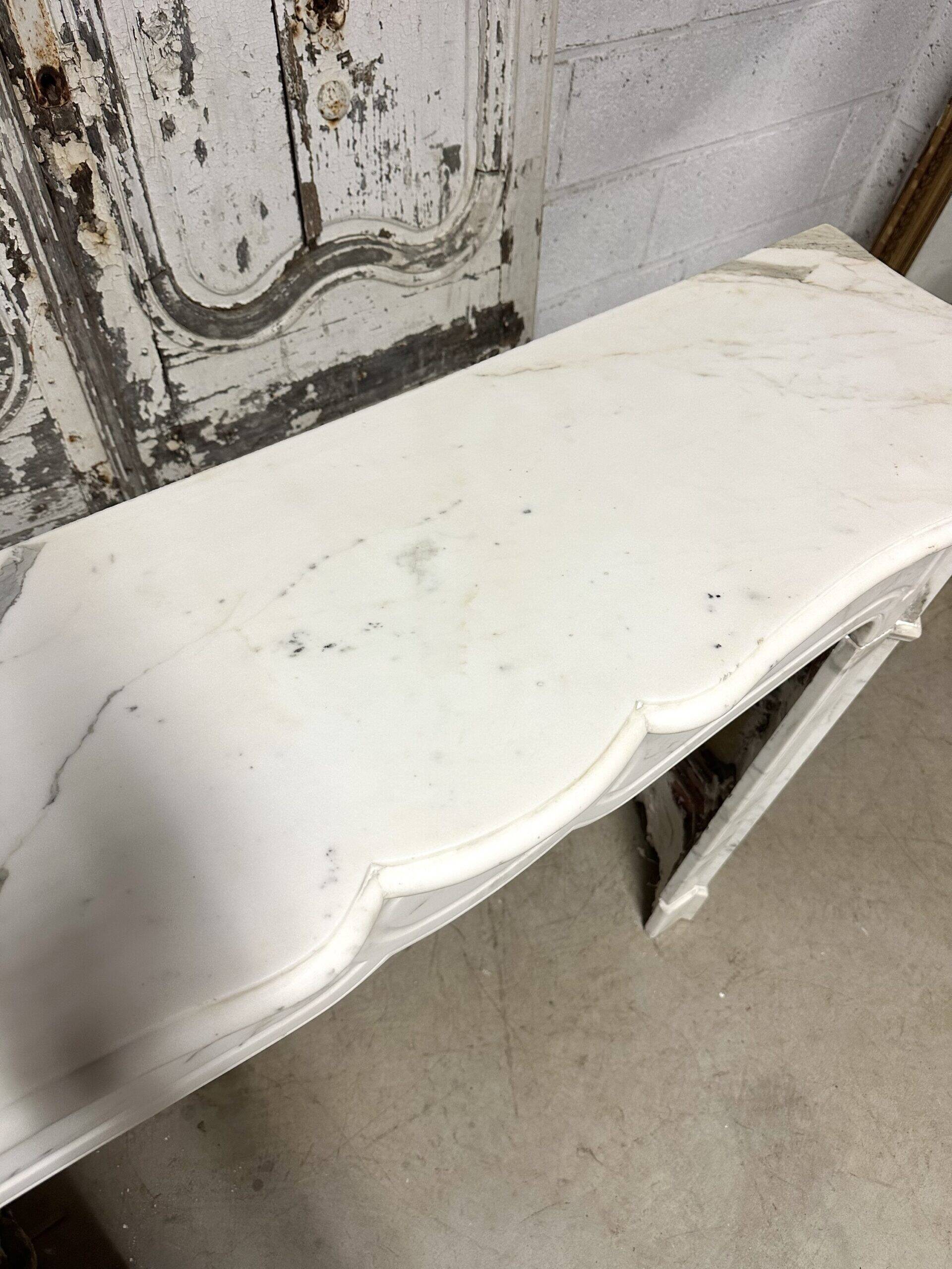 Louis XV style flat fireplace circa 1900