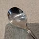 Silver-plated consommé spoon by Christofle Malmaison silversmiths, 16.1cm