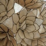 Capiz Shell Lotus Ball Table Light Germany, 1960s