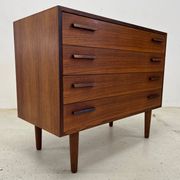 Rosewood Chest Of Drawers By Kai Kristiansen For Feldballes