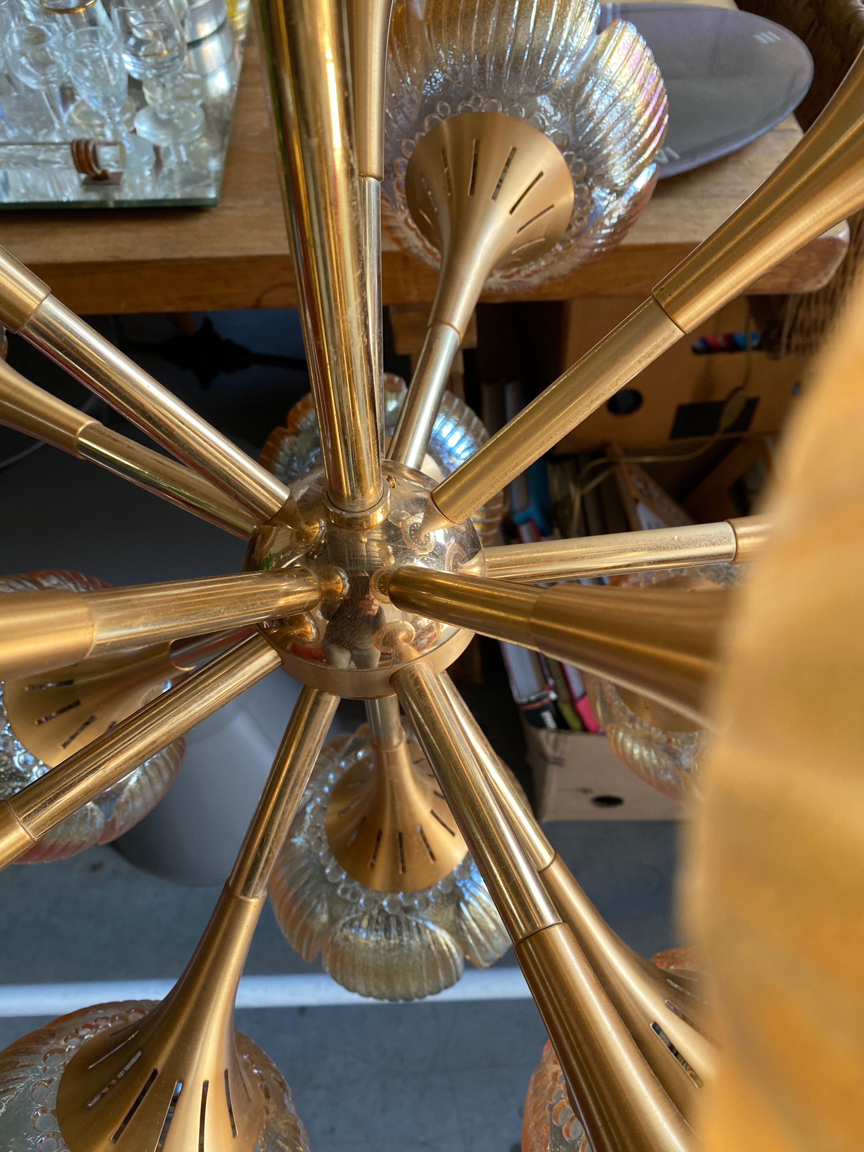 Lustre Sputnik xxl Vintage 1970