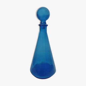 Carafe blue glass