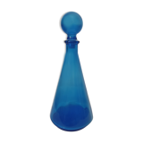 Carafe verre bleu