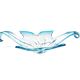 Postmodern Sommerso Murano glass fruit bowl from Mandruzzato, Italy, 1950