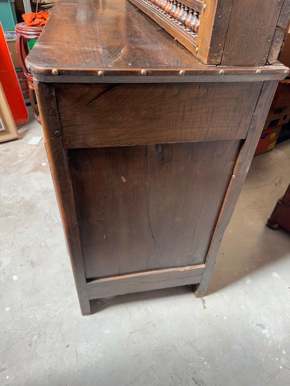 18th Century Breton Sideboard – Two Bodies in Solid Oak