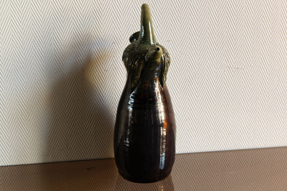 Slurry kid, eggplant shape