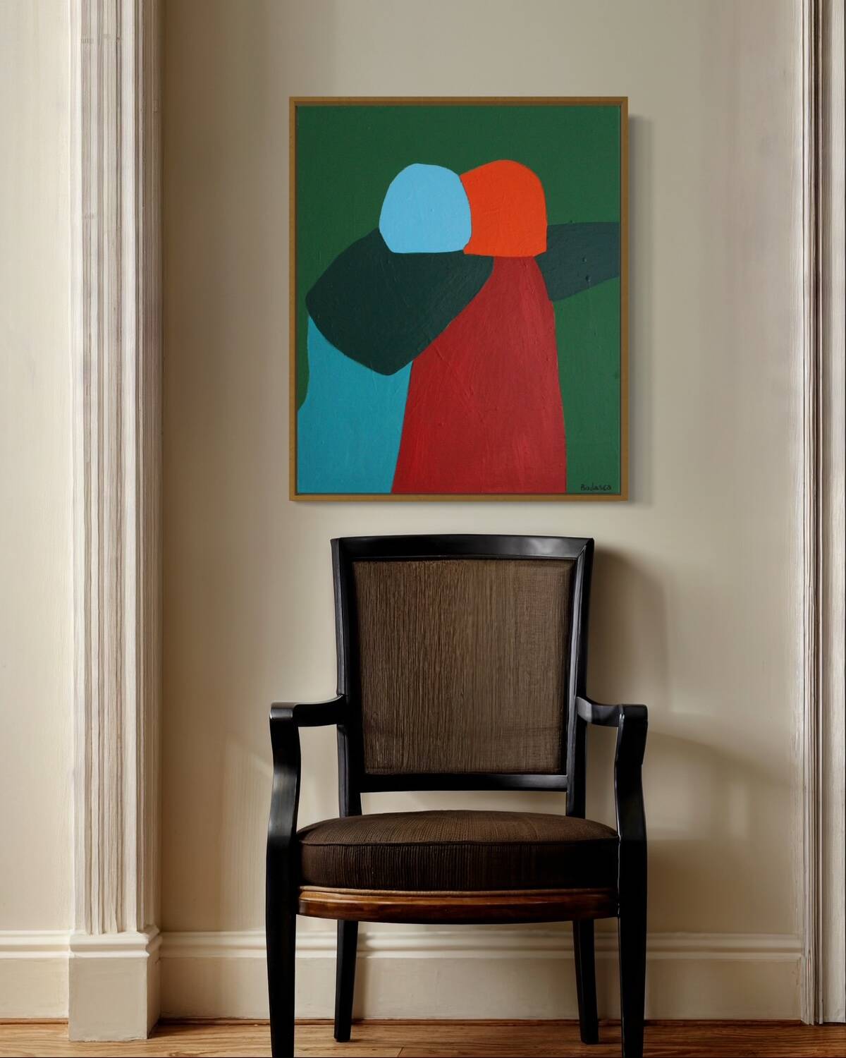 Come closer painting on stretched canvas by Bodasca