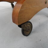 Mid -Century walnut trolley 1950s