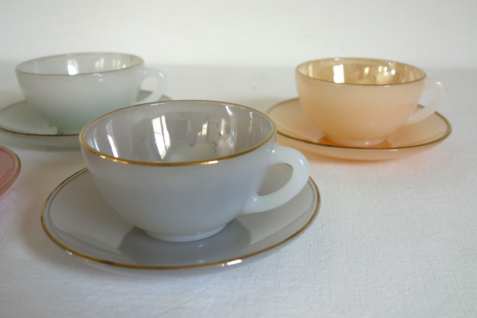Set of 6 coffee cups model Harlequin, vintage Arcopal